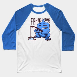 Fishing Monster Baseball T-Shirt